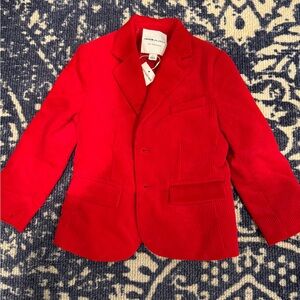 Janie and Jack Red Corduroy Blazer. NWT